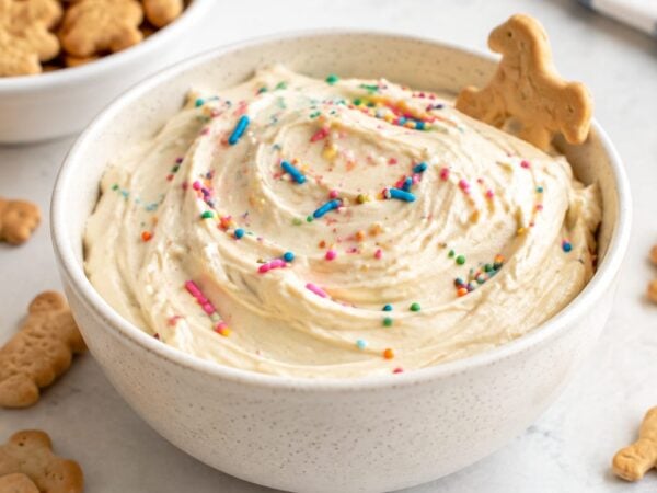 Cake Batter Dip for Animal Crackers: No-Bake Funfetti Dunkaroo Recipe