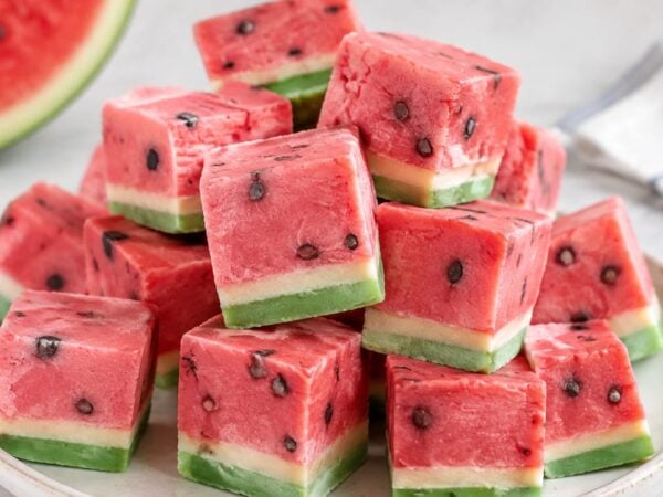 Easy Watermelon Fudge Recipe: Fun Best Candy Dessert