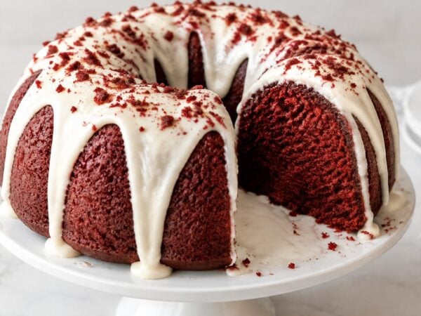 Red Velvet Bundt Cake Recipe With Cream Cheese Frosting