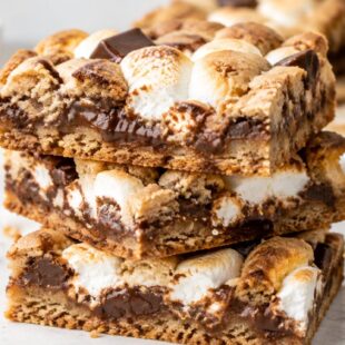 S’mores Cookie Bars Recipe – Best Easy Smores Bars Ever